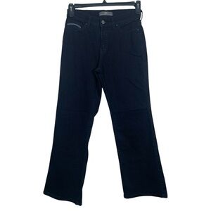 Levi's Perfect Slimming Black Denim Jeans 512 Bootcut Size 10M EUC #0366-DS